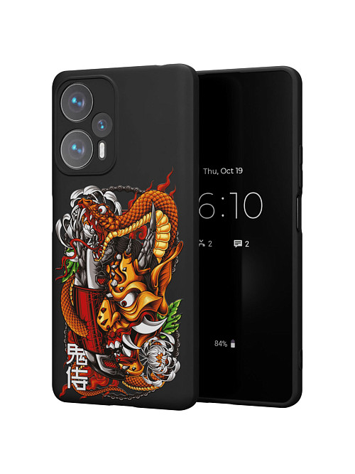 Силиконовый чехол для Xiaomi Redmi Note 12 Turbo "Змея"