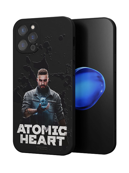 Силиконовый чехол для Apple iPhone 12 Pro "Atomic Heart: Товарищ Нечаев"