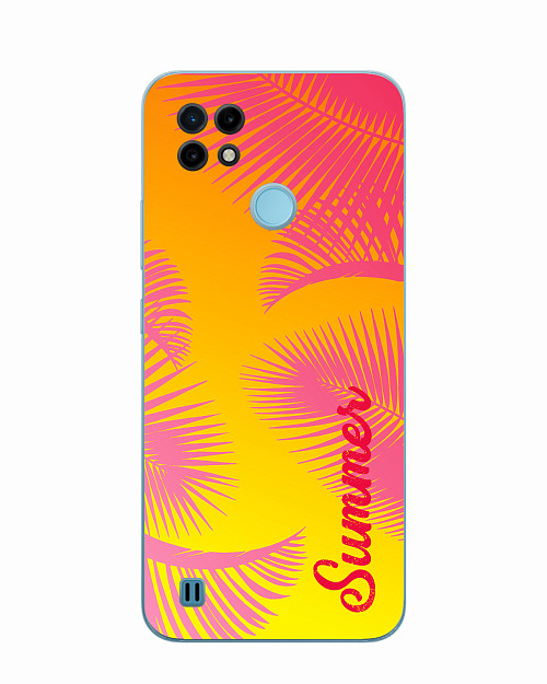 Силиконовый чехол для Realme C21 Summer