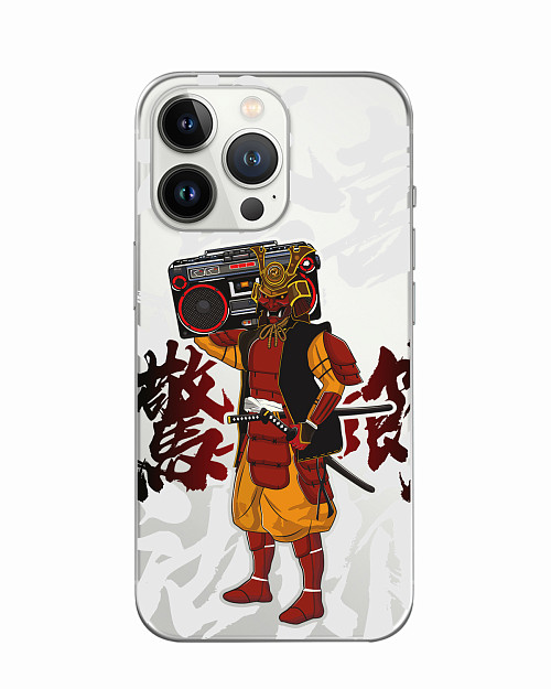 Силиконовый чехол для Apple iPhone 13 Pro Hip-hop Samurai