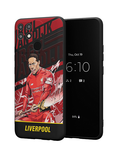 Силиконовый чехол для Realme Narzo 50A "NOVEL: Liverpool"