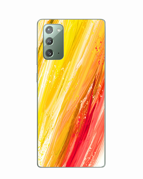 Силиконовый чехол для Samsung Galaxy Note 20 Масляные краски