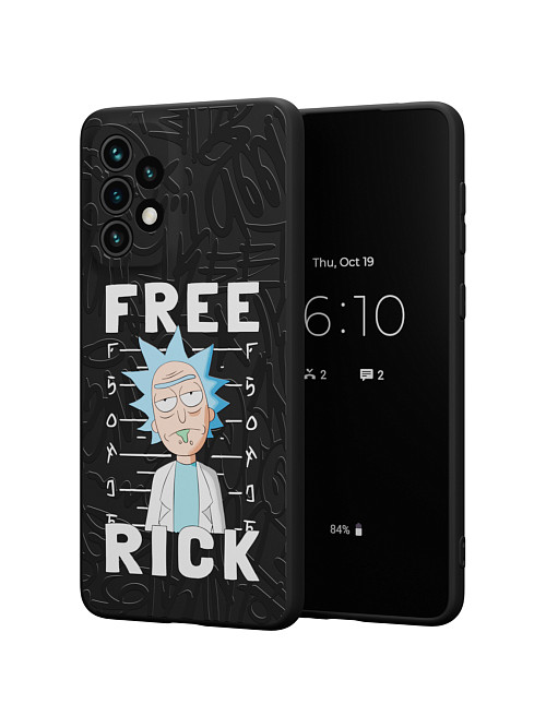 Силиконовый чехол для Samsung Galaxy A33 (5G) "NOVEL: Free Rick"