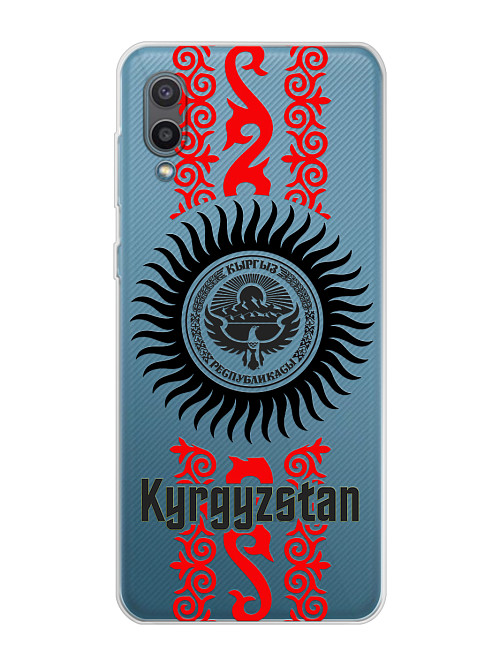 Силиконовый чехол для Samsung Galaxy A02 Кыргызстан орнамент