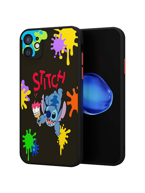 Противоударный чехол для Apple iPhone 11 "NOVEL: Stitch paints"
