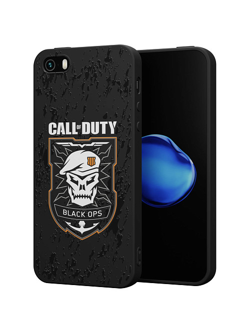 Силиконовый чехол для Apple iPhone SE (2016) "NOVEL: Call of Duty"