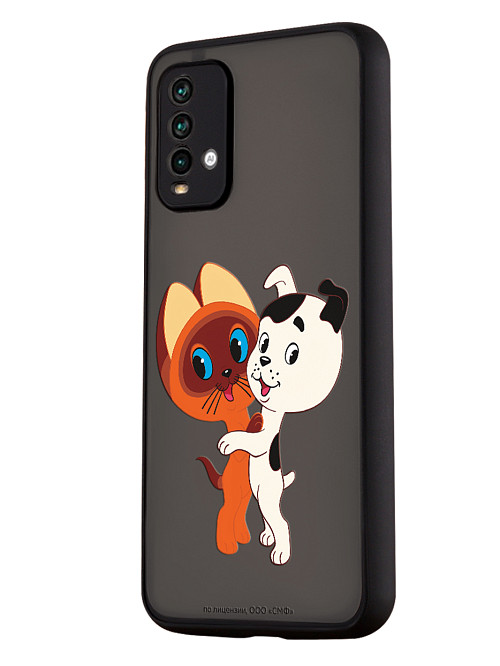 Противоударный чехол для Xiaomi Redmi 9T "Котенок по имени Гав: Друзья обрели дом"