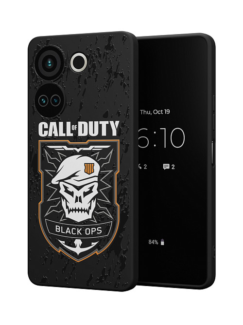 Силиконовый чехол для Tecno Camon 20 "NOVEL: Call of Duty"