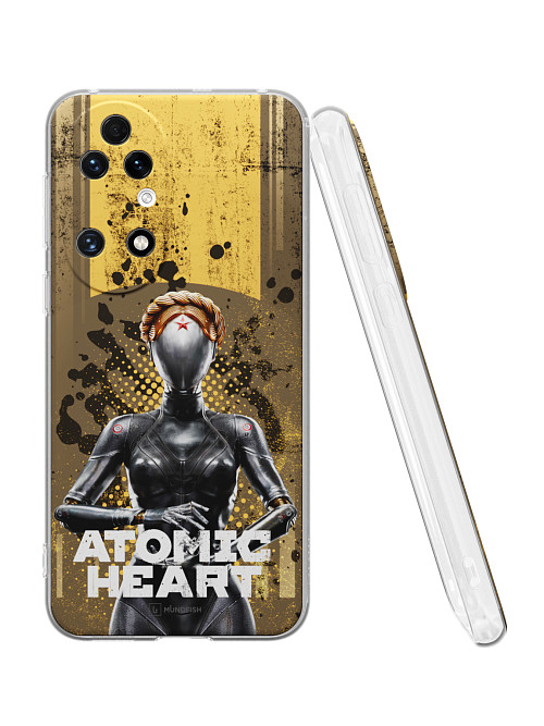 Силиконовый чехол для Huawei P50 "Atomic Heart: Левая близняшка"