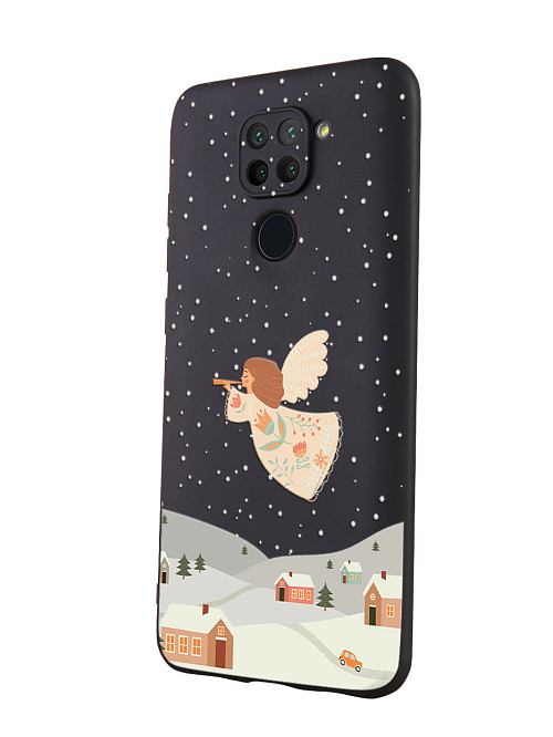 Силиконовый чехол для Xiaomi Redmi Note 9 Рождественский ангел