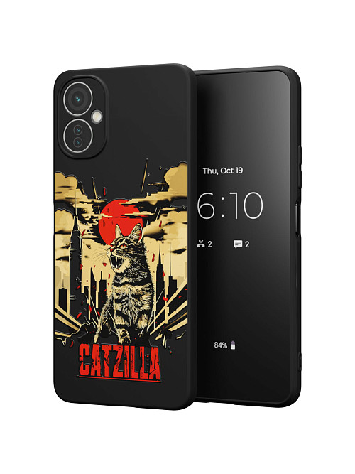 Силиконовый чехол для Tecno Camon 19 Neo "Catzilla"