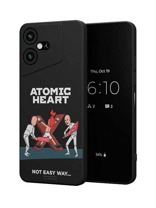 Силиконовый чехол для Tecno Pova Neo 3 "Atomic Heart: Not Easy Way"