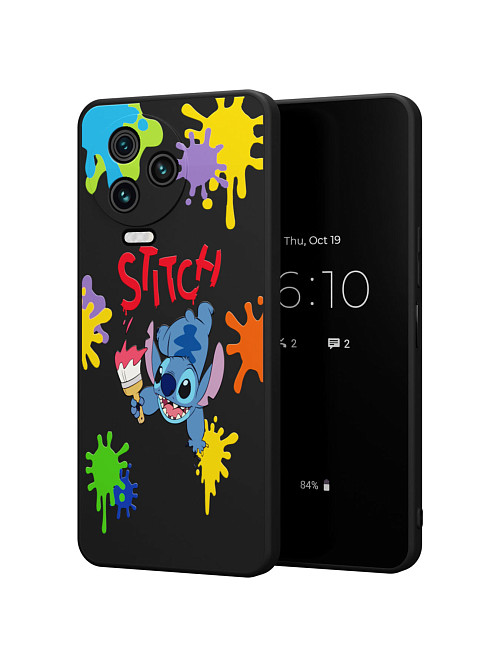 Силиконовый чехол для Infinix Note 12 Pro (4G) "NOVEL: Stitch paints"