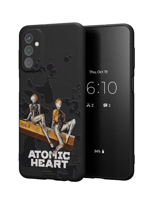 Силиконовый чехол для Samsung Galaxy M23 (5G) "Atomic Heart: Боевые близняшки"