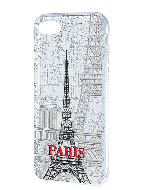 Силиконовый чехол для Apple iPhone 8 "Париж"