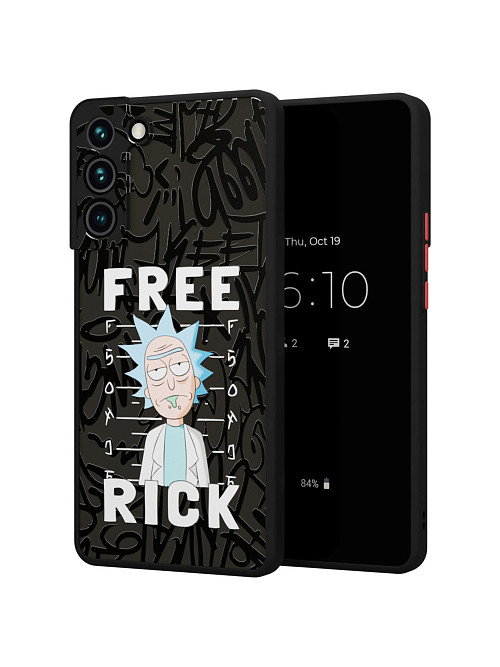 Противоударный чехол для Samsung Galaxy S22 (5G) "NOVEL: Free Rick"