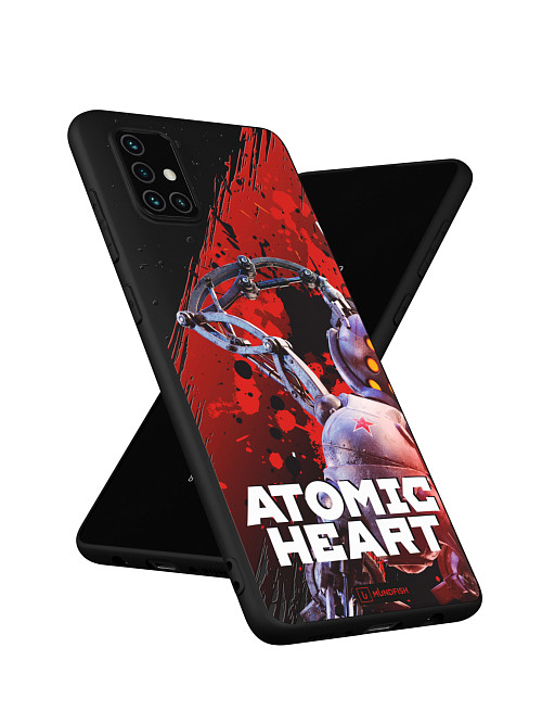 Силиконовый чехол для Samsung Galaxy A71 "Atomic Heart: Беляш (МА-9)"