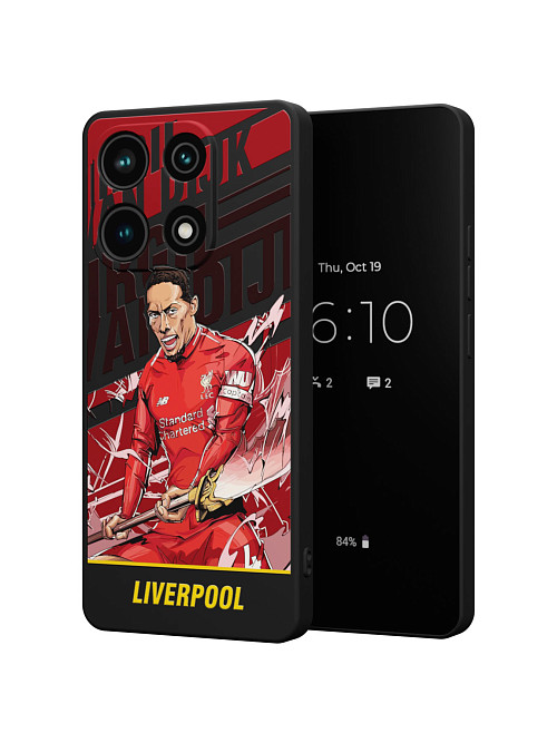 Силиконовый чехол для Xiaomi Redmi Note 13 (4G) "NOVEL: Liverpool"