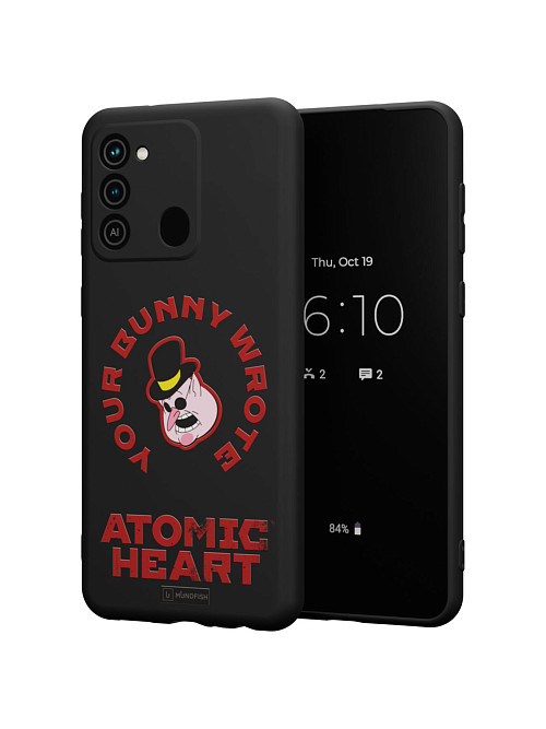 Силиконовый чехол для Tecno Spark 8C "Atomic Heart: Капиталист"