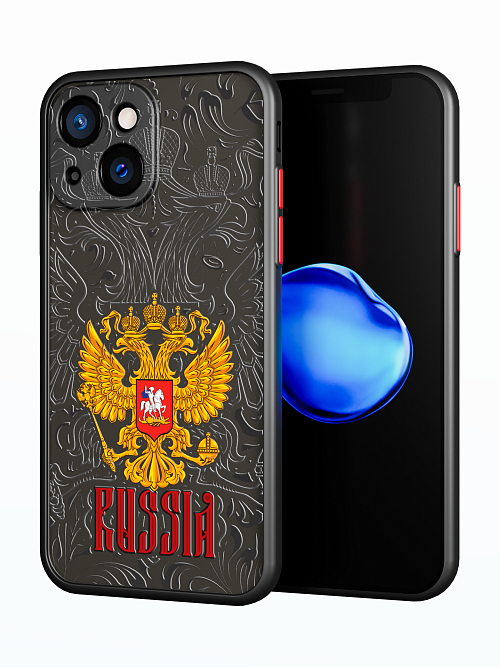 Противоударный чехол для Apple iPhone 14 Plus "Россия"