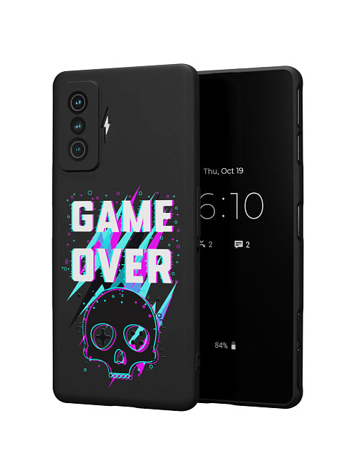 Силиконовый чехол для Xiaomi Redmi K50 Gaming Edition "Game over"