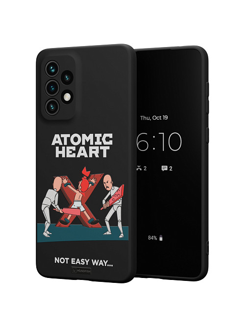 Силиконовый чехол для Samsung Galaxy A33 (5G) "Atomic Heart: Not Easy Way"