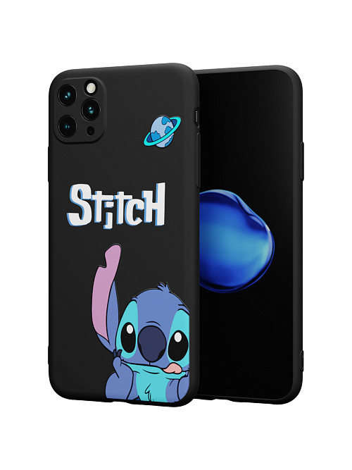 Силиконовый чехол для Apple iPhone 11 Pro Max "NOVEL: Stitch planet"