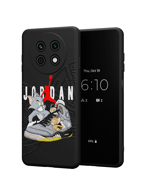 Силиконовый чехол для Huawei nova Y91 "NOVEL: Том и Джери х Nike"