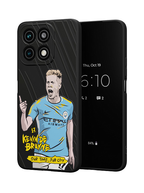 Силиконовый чехол для Honor X8a (4G) "NOVEL: Kevin de Bruyne"