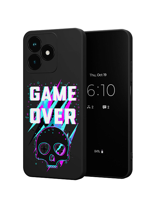 Силиконовый чехол для realme C51 "Game over"