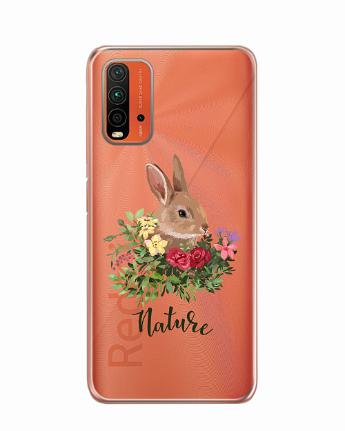 Силиконовый чехол для Xiaomi Redmi 9T "Кролик"