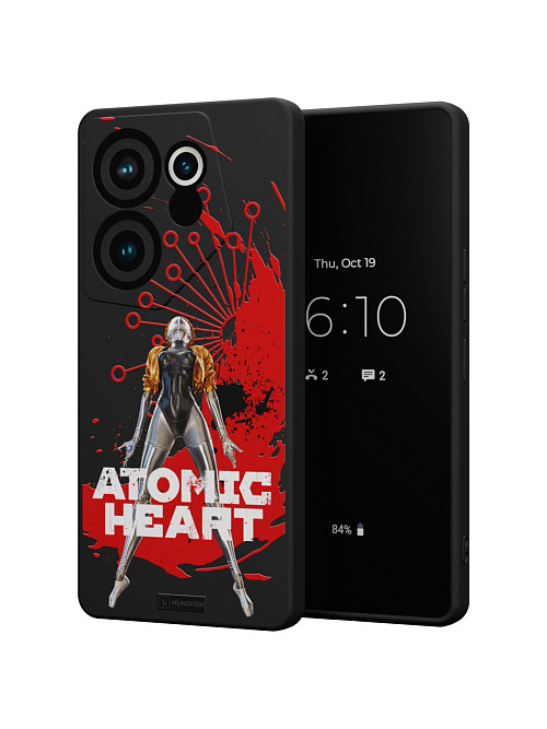 Силиконовый чехол для Tecno Camon 20 premier "Atomic Heart: Правая близняшка"