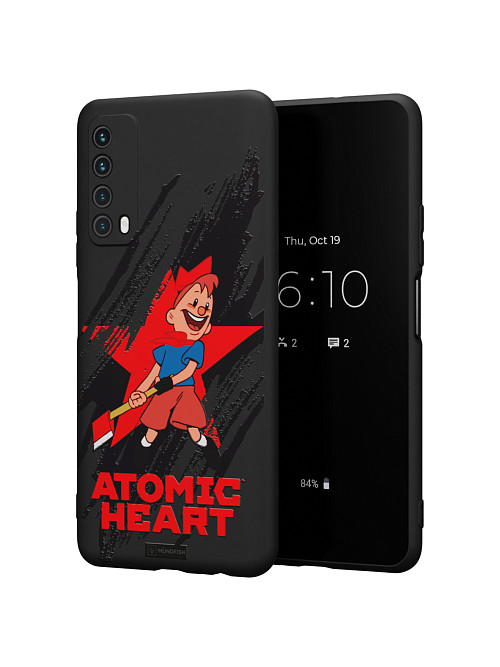 Силиконовый чехол для Huawei P Smart (2021) "Atomic Heart: Пионер"