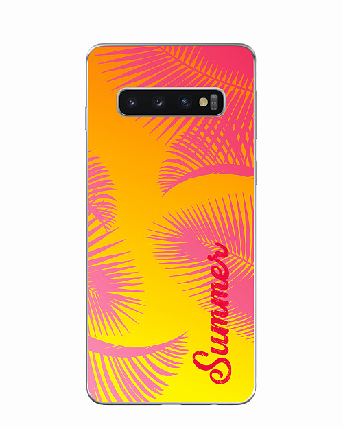 Силиконовый чехол для Samsung Galaxy S10 Summer