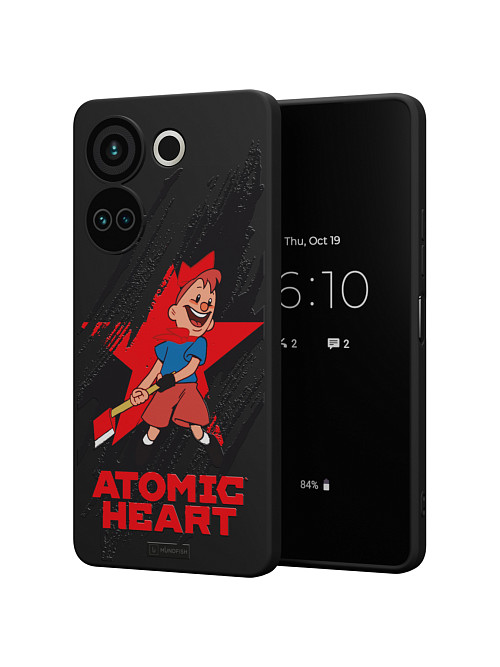 Силиконовый чехол для Tecno Camon 20 "Atomic Heart: Пионер"