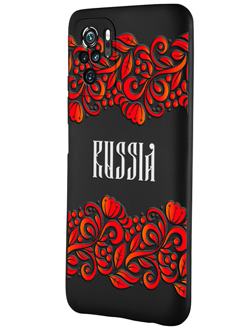 Силиконовый чехол для Xiaomi Redmi Note 10S "Русский стиль"
