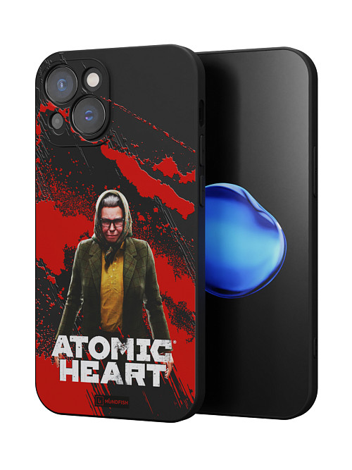 Силиконовый чехол для Apple iPhone 15 "Atomic Heart: Баба Зина"