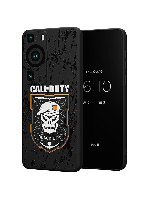 Силиконовый чехол для Huawei P60 Pro "NOVEL: Call of Duty"