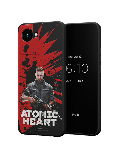 Силиконовый чехол для realme C30/C30S/realme Narzo 50i Prime "Atomic Heart: Майор Нечаев"