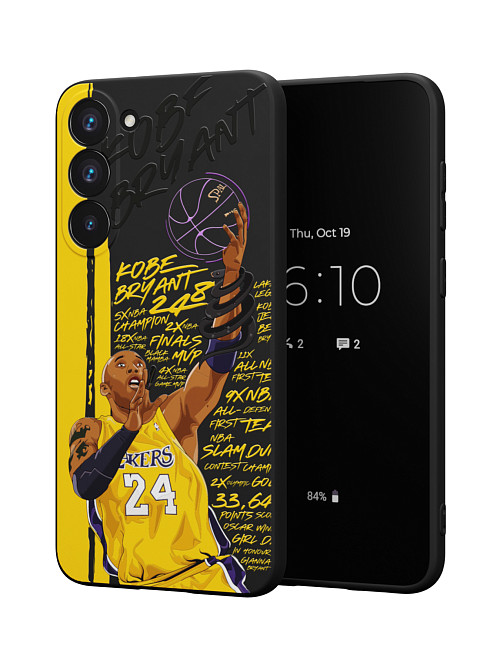 Силиконовый чехол для Samsung Galaxy S23 Plus "NOVEL: Kobe Bryant"