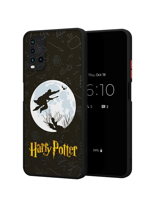 Противоударный чехол для Xiaomi Redmi 9T "NOVEL: Гарри Поттер. На фоне Луны"