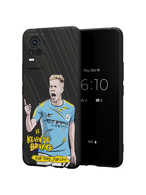 Силиконовый чехол для Vivo V21E (4G) "NOVEL: Kevin de Bruyne"