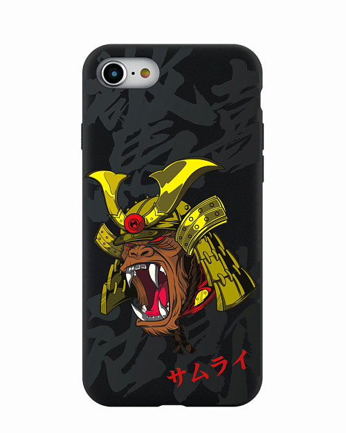 Силиконовый чехол для Apple iPhone 8 "Samurai Kong"