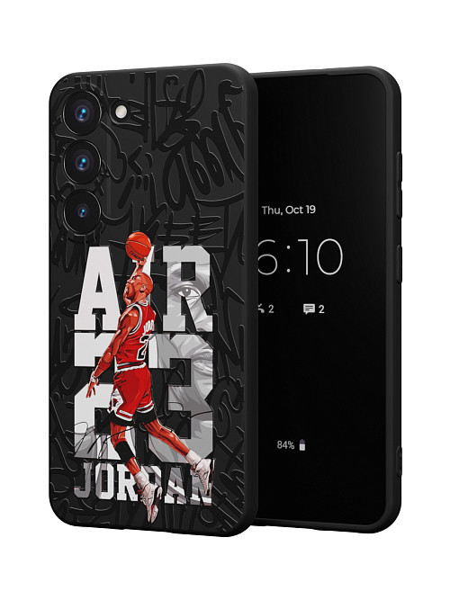 Силиконовый чехол для Samsung Galaxy S23 "NOVEL: Jordan 23"