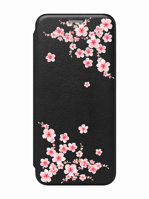 Чехол книжка для Samsung A54 (5G) "Цветок Сакура"
