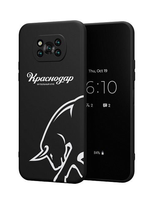 Силиконовый чехол для Poco X3 Pro "Краснодар: Бык"