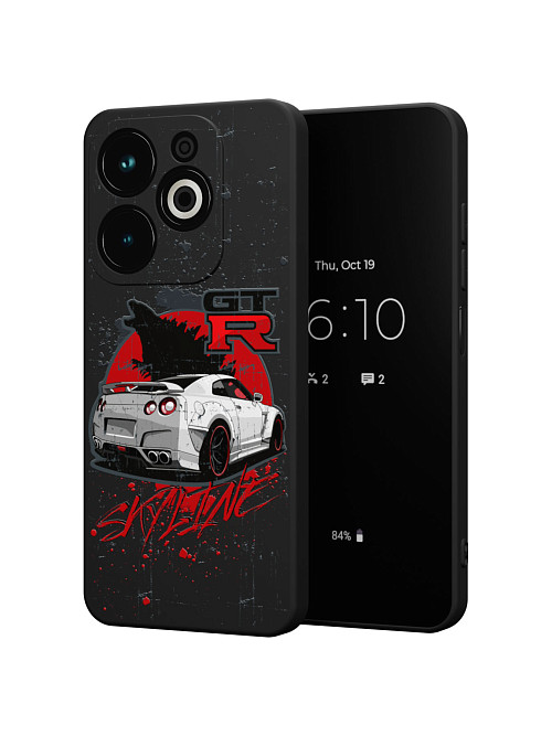 Силиконовый чехол для Infinix HOT 40i "Nissan SKYLINE GTR"