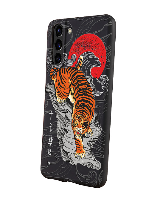 Силиконовый чехол для Samsung Galaxy S21 (5G) "Китайский тигр"