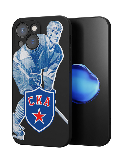 Силиконовый чехол для Apple iPhone 14 "СКА: Игрок клуба"