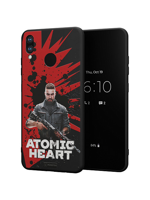 Силиконовый чехол для Honor 8X (2018) "Atomic Heart: Майор Нечаев"